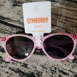 Gymboree Girls Whisper Pink Flower Sunglasses Splish-Splash SIZE 2t 3t 4t 5t NWT